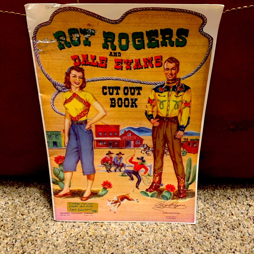 Vintage 1950’s Paper doll cut out book never used